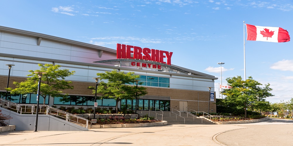 Hershey Centre seating plan