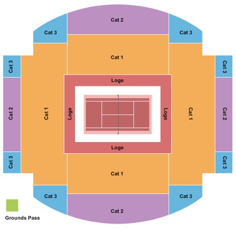  Roland Garros Stadium   Court Suzanne Lenglen seating plan