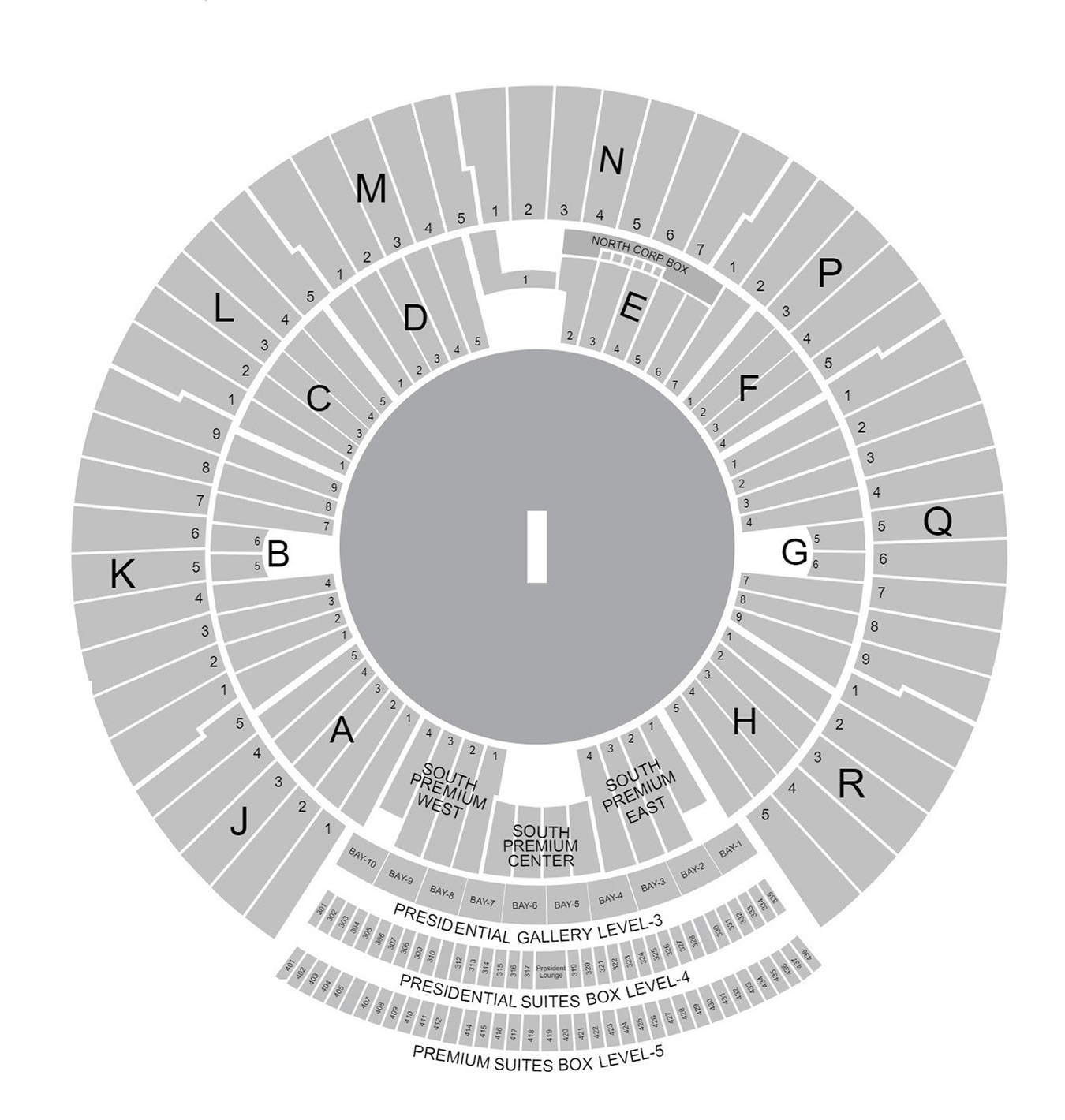 Narendra Modi Stadium seating plan