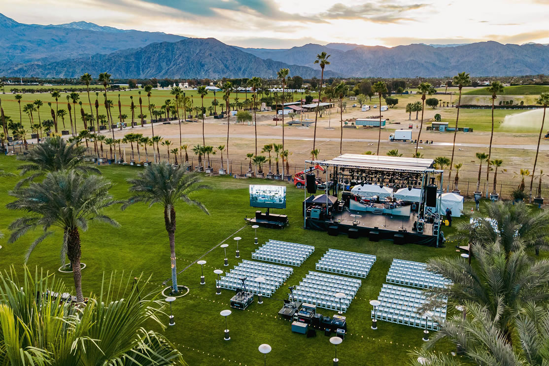 Empire Polo Club seating plan
