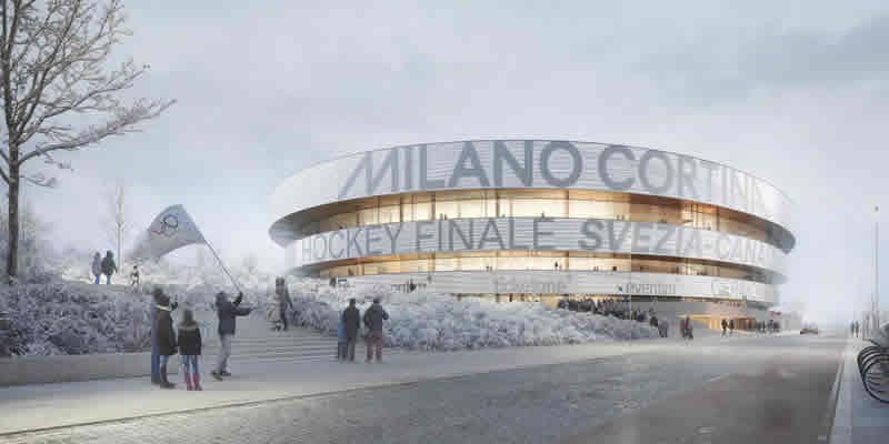 Milano Ice Skating Arena seating plan