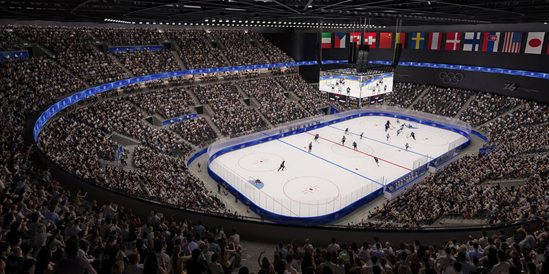 Santagiulia Ice Hockey Arena seating plan