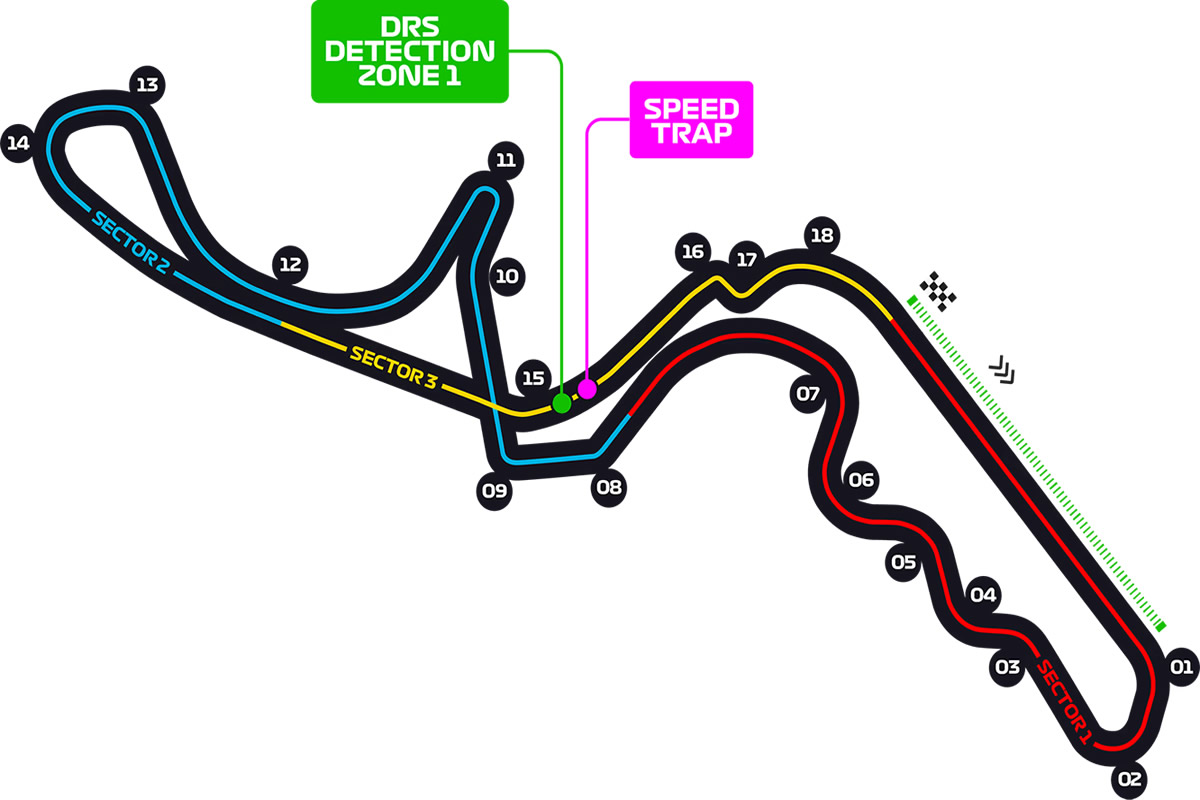 Suzuka Circuit seating plan