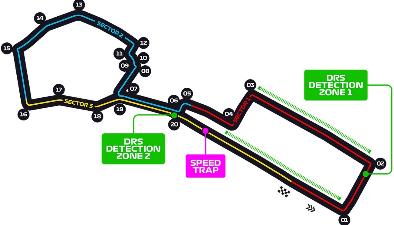 Baku City Circuit seating plan