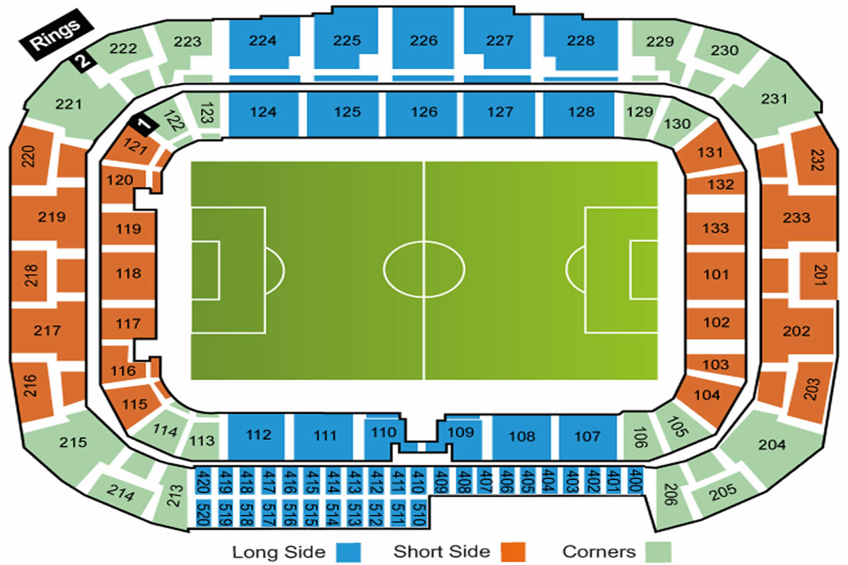 Red Bull Arena seating plan